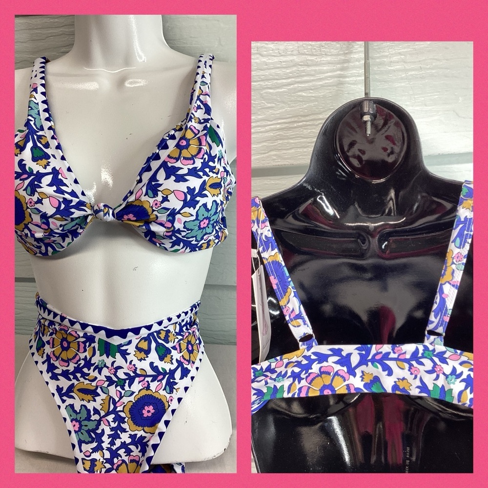 Multicolored two-piece bikini. 7 - Picture 3 of 5
